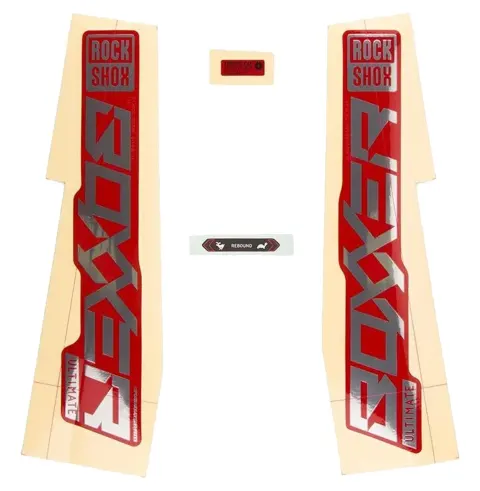 Набір наліпок RockShox BXR ULTIMATE 27/29" (Глянцевий, Червоний) SRAM
