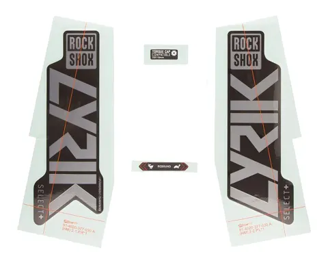 Набор наклеек RockShox LYRK SELECT+ 27/29" (Глянцевый, Темно-Синий) SRAM