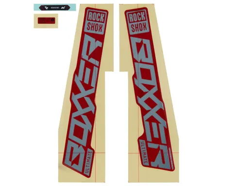 Набір наліпок ROCKSHOX BOXXER ULTIMATE 27/29 GLOSS POLAR FOIL (Червоний)