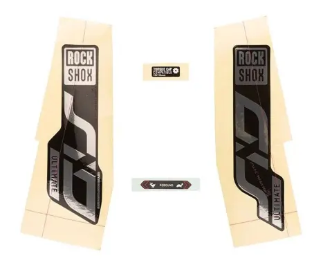 Набір наліпок RockShox SID ULTIMATE 80-100 27/29" (Глянцевий, Світло-Блакитний) SRAM