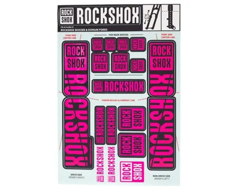 Набір наліпок RockShox KIT 35MM DC (MAGENTA)