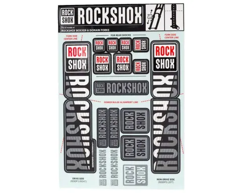Набір наліпок RockShox KIT 35мм DC (WHITE)