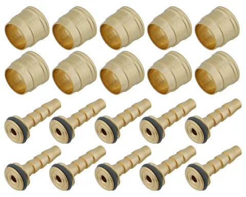 Набор фитингов Hose Kit Olive 5.0мм TEKTRO (10шт)