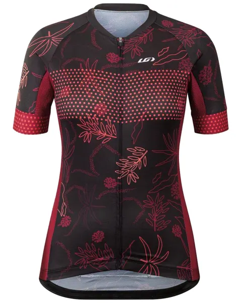 Велофутболка Garneau W District Jersey (BlkFlowe, L)