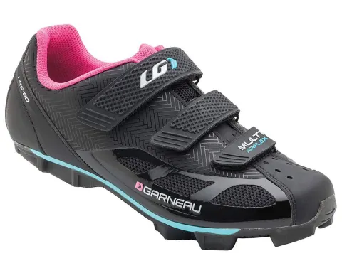 Велотуфли Multi Air Flex GARNEAU W (Black/Purple) чёрный/фиолетовый, 37