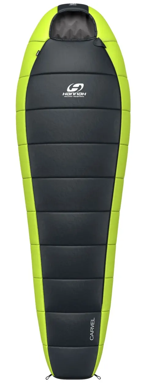 Спальник Carvel 195L (ebony/macaw green) Hannah