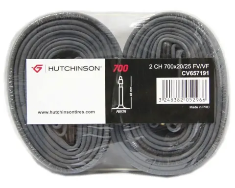 Набор из 2х камер 700x20-25 HUTCHINSON (VF 48 мм) спортивный ниппель