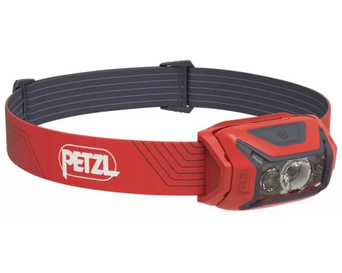 Налобный фонарь Actik PETZL, 450 люмен, (Red) красный