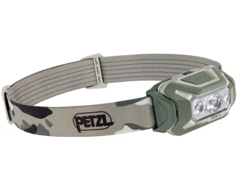 Налобный фонарь Aria 2 RGB PETZL, (Camo) камуфляж, 450 люмен