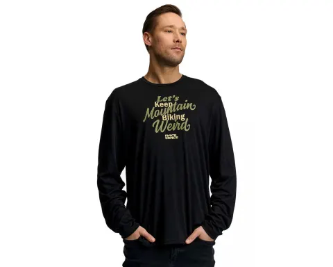 Футболка Race Face Keeping It Weird LS Tee (Черный) M
