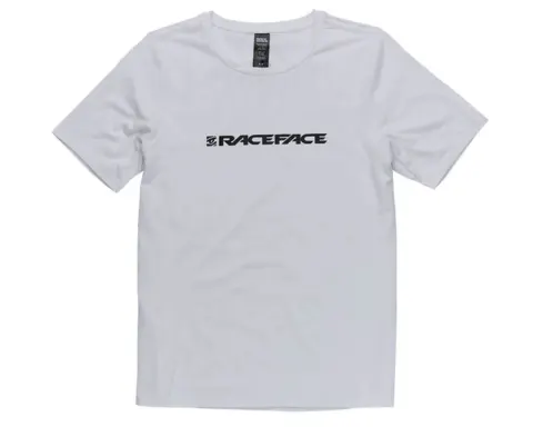 Велофутболка Race Face Classic Logo SS Tee (Белый) S