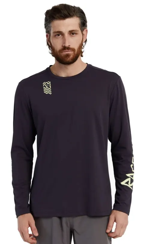 Велофутболка Commit LS Tech Top RACE FACE, (Black) чорна, Small