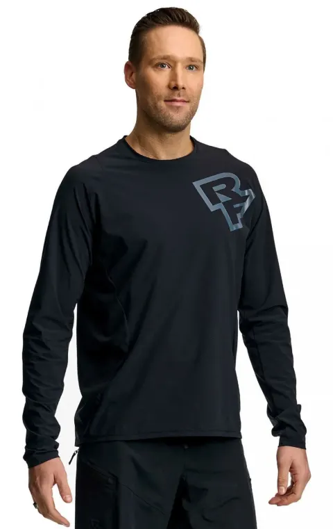 Велофутболка Conspiracy LS Jersey RACE FACE, (Black) чорна, Small