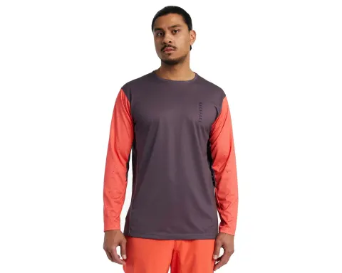 Велофутболка Race Face Indy LS Jersey (Кораловий) L