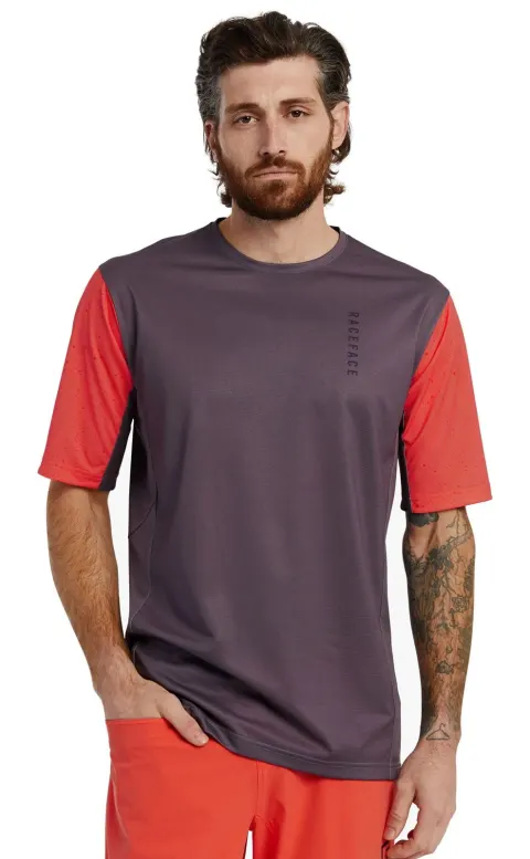Велофутболка Race Face Indy SS Jersey (Кораловий) L