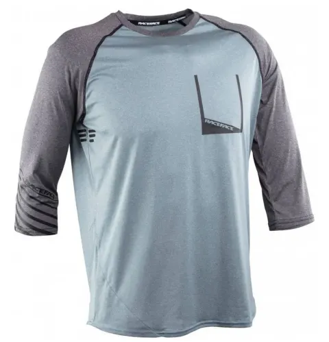 Велофутболка Stage 3/4 Slv Jersey RACE FACE, (Concrete) сірий бетон, Large