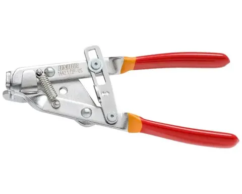 Плоскогубцы Unior Tools 1642.1/2P, для тросика, с замком, (Red) красный