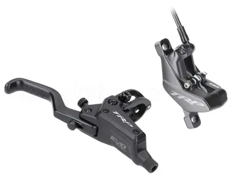 Дискові задні гідравлічні гальма TRP DHR EVO PRO M9040, 4 поршня, 1900 мм, (Black) чорний