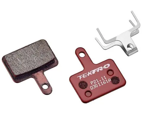 Тормозные колодки Tektro P21.11, металлокерамика, (Red) красный, упаковка 10 пар