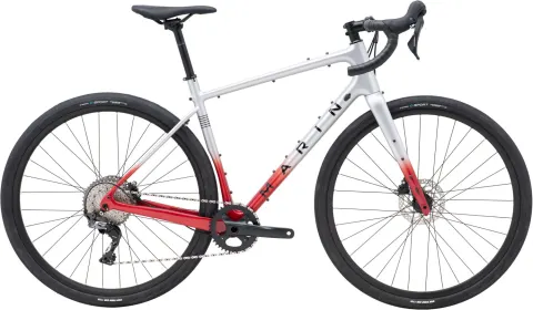 Велосипед 28" Marin Headlands 1 рама - 56см 2025 Gloss Chrome/Chrome Red/Black