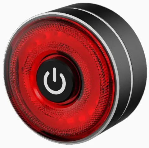 Блимавка задня Green Cycle Halo, COB LED, 80 Люмен; 6 режимів