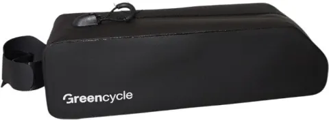 Сумка на верхню трубу рами Green Cycle Belt, водонепроникна, 22х6,6х5,7см, чорний