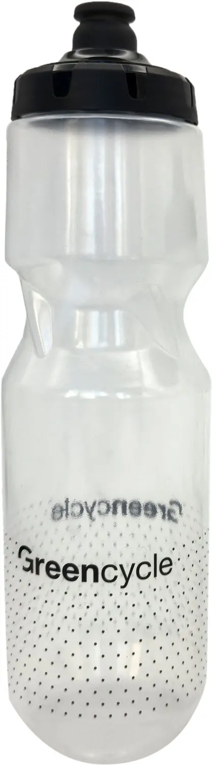 Фляга 1,0 Green Cycle GBT-520 зі збільшенним клапаном, прозора