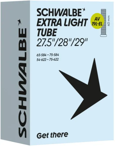 Камера 29"+/27,5"+ (54/75-584/622) Schwalbe AV19L-EL EXTRA LIGHT 40mm