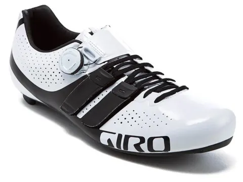 Велосипедные туфли шоссе Giro Factor Techlace белый/черный 44