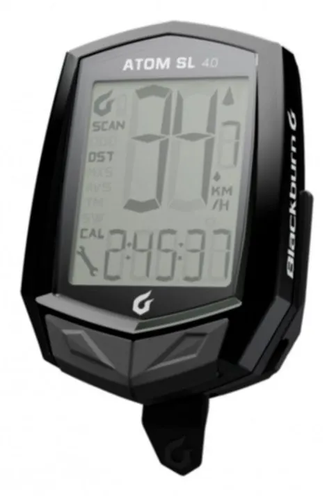 Велокомп'ютер Blackburn Atom SL 4.0 10 функцій бездротовий чорний