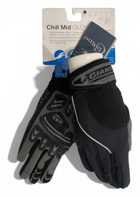Велорукавиці з довгими пальцями Giant Chill Mid чорний XS