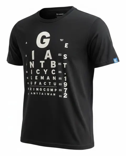 Футболка Giant Eye-Chart чорний S/M