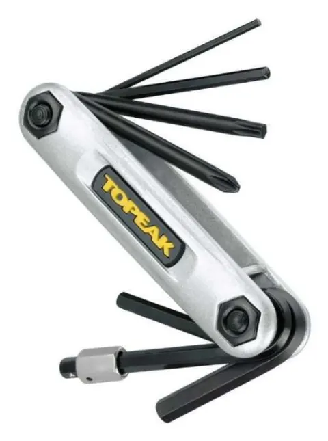 Ключ складаний Topeak X-Tool 10 функцій сріблястий 115г