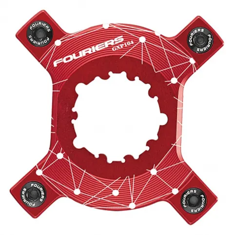 Адаптер для звезд Fouriers GXP104 Full CNC Sram XX1/X0/X9/GXP>pcd104 красный 55.5г