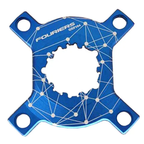 Адаптер для звезд Fouriers GXP104 Full CNC Sram XX1/X0/X9/GXP>pcd104 синий 55.5г