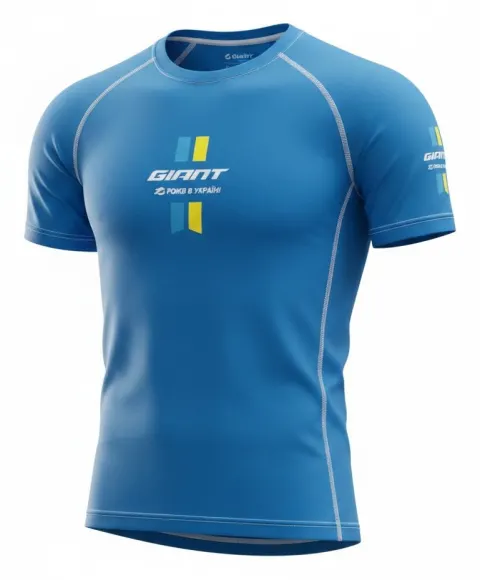 Футболка чоловіча " Giant 20 років" MicroFit синій р. 1