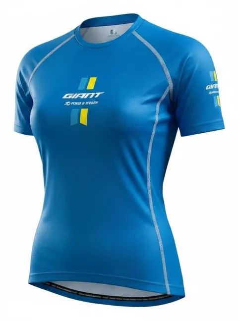 Футболка жіноча " Giant 20 років" MicroFit синій р. 3