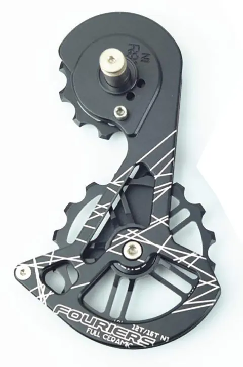 Ролики заднього перемикача шосе Fouriers Shimano 9100/9150/8000/8050 з рамкою карбон Full Ceramic