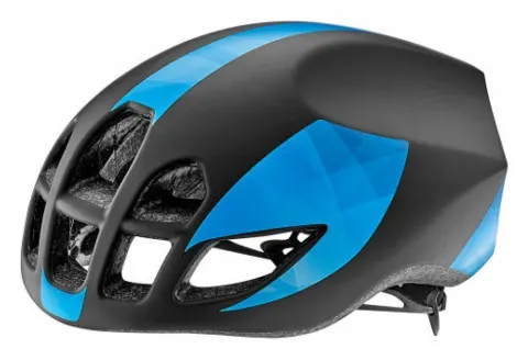 Шолом велосипедний Giant Pursuit матовий чорний/синій m/55-59см