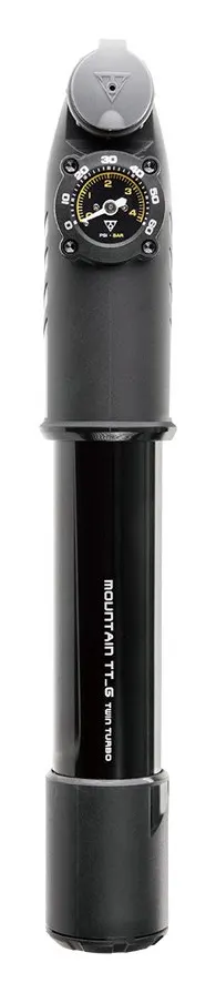 Насос Topeak Mountain TT_G з манометром 4bar/макс. алюміній 227г чорний
