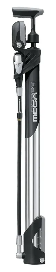 Насос Topeak Mega Morph трансфер з манометром 11bar/макс. алюміній клапан SmartHead 1100г з чохлом