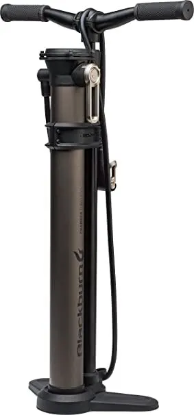 Насос підлоговий Blackburn Chamber Tubeless з бустером 160psi сірий/чорний