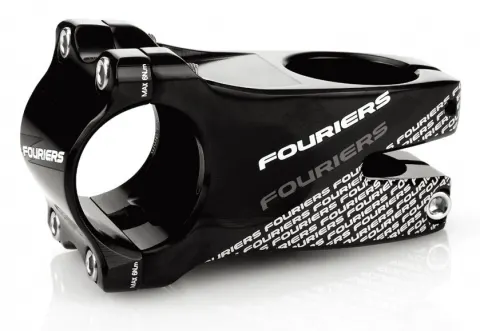 Винос керма Fouriers MB002 Full CNC 35х40мм 1-1/8" алюміній з перехідником чорний