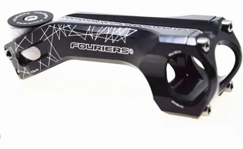 Винос керма Fouriers MB114 Full CNC -17град 31.8x110мм 1-1/4" алюміній чорний