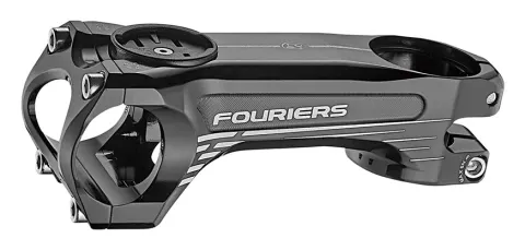 Винос керма Fouriers MB115 Full CNC 6град 31.8х110мм 1-1/8'' з інтегр.кріплення до GARMIN Edge/MIO/Bryton алюміній чорний