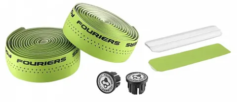 Обмотка керма Fouriers PU Bartape 3.0мм EVA заглушки з болтом зелений