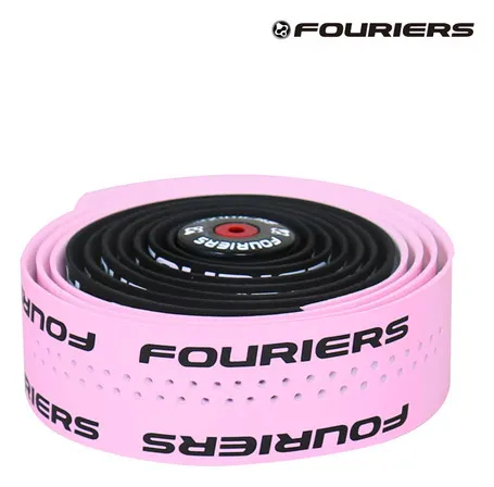 Обмотка керма Fouriers PU Bartape 3.0мм 2-кол EVA заглушки з болтом білий/червоний