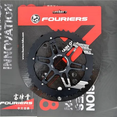 Шестерня задня МТБ Fouriers Shimano 10шв алюміній 42Т+сталь 16Т чорний