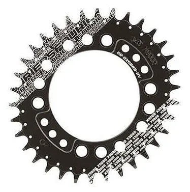 Шестерня передня МТБ Fouriers DX9000 Full CNC NW Oval Shimano XTR/pcd96 алюміній 36Т чорний