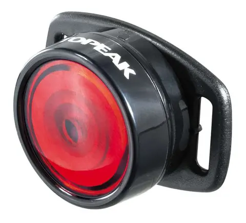 Фара на шолом та сумку Topeak Taillux 0.5W червоний діоди 3 функцій з батарейкою 24г